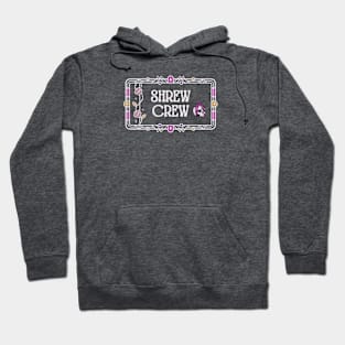 Shrew Crew Witchy Vibes White and Pink Hoodie